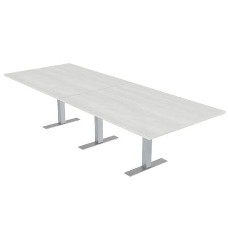 Skutchi Designs 45 in W, 120 in L, 29 in H, Engineered Wood Top, White HAR-REC-48x119-T-WHCYPRESS